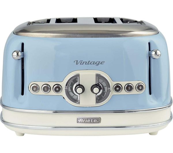 ARIETE Vintage 156 4-Slice Toaster - Blue