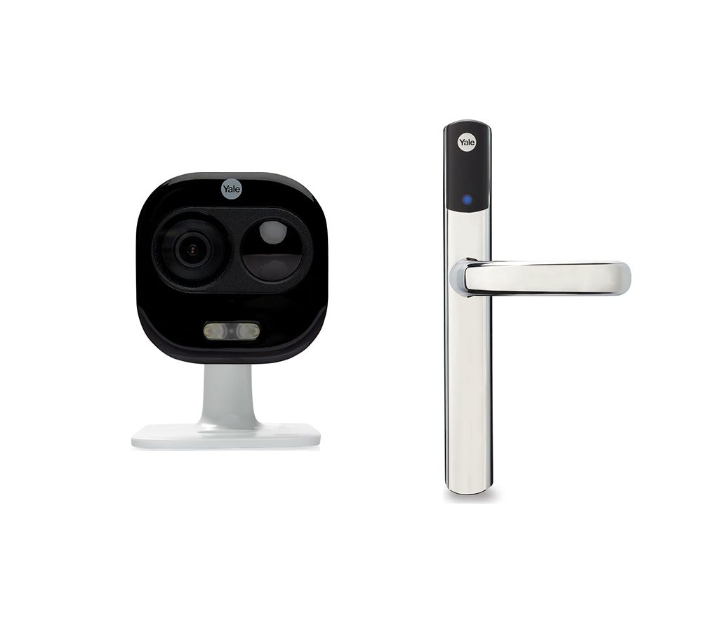 SD-L1000-CH Conexis L1 Smart Door Lock & SV-DAFX-W Full HD Outdoor All-in-One Camera Bundle