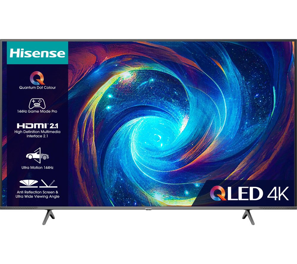 75E7KQTUK PRO 75" Smart 4K Ultra HD HDR QLED TV with Amazon Alexa
