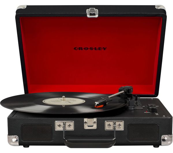 Crosley Cruiser Plus Belt Drive Bluetooth Turntable Black