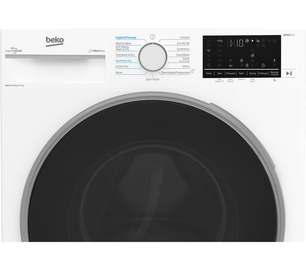 7178575300 BEKO Pro B5D58544UW Bluetooth 8 kg Washer Dryer White Currys Business