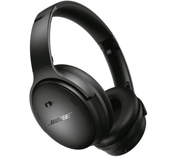 Image of BOSE QuietComfort Wireless Bluetooth Noise-Cancelling Headphones - Black