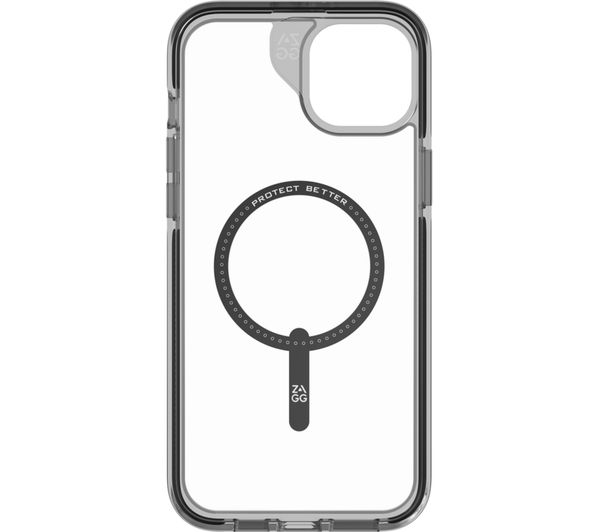 Zagg Santa Cruz Snap Iphone 15 14 Plus Case Clear Black