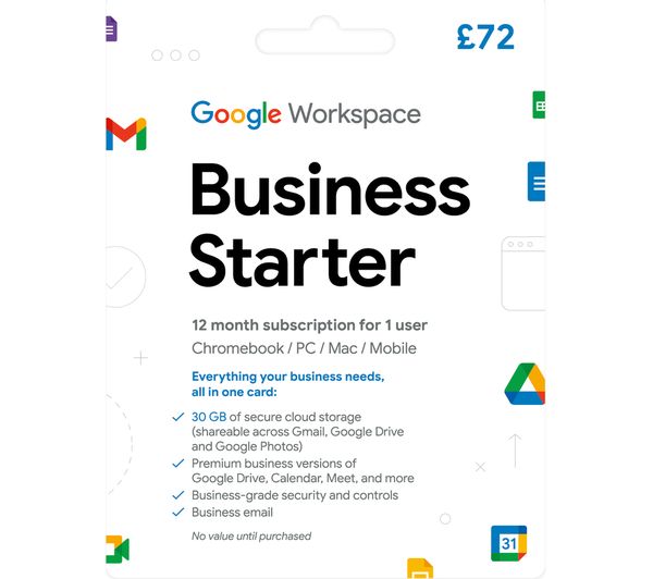 Google Workspace Business Starter 1 Year For 1 User