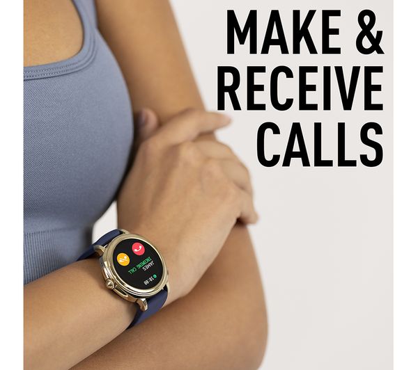 79870 REFLEX ACTIVE Series 25 Smart Watch Gold & Navy, Silicone