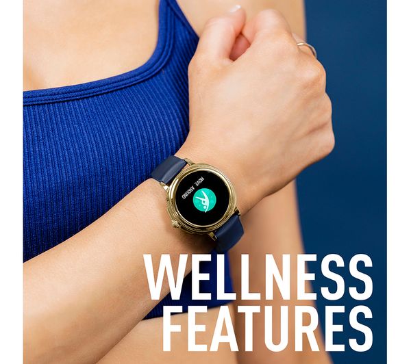 79870 REFLEX ACTIVE Series 25 Smart Watch Gold & Navy, Silicone