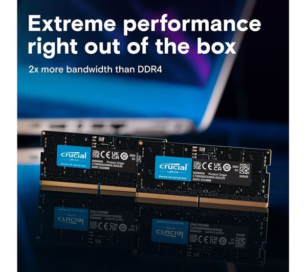 Crucial DDR5 8GB×2 4800MHz メモリ CRUCIAL DDR5 4800 MHz Laptop RAM - 8 GB - 000000000007324882