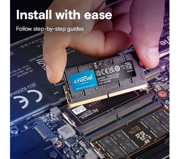 CRUCIAL DDR5 4800 MHz Laptop RAM - 8 GB - 000000000007324882