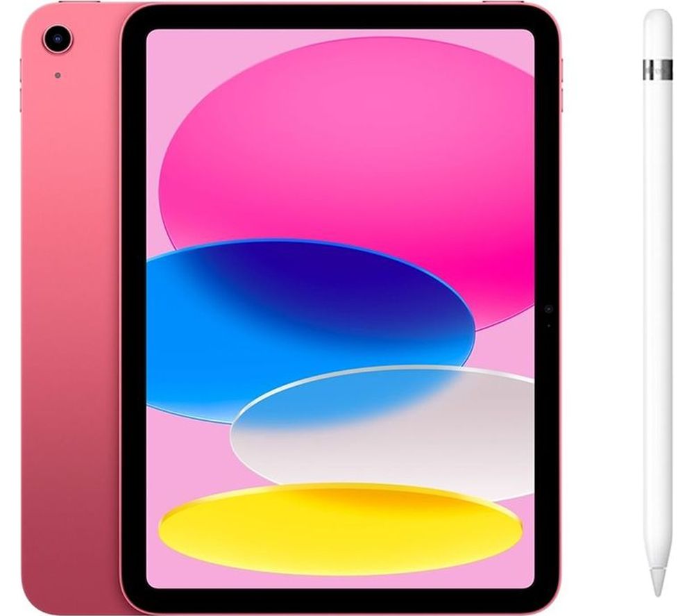 10.9” iPad Cellular (2022, 64 GB, Pink) & Pencil (1st Generation) Bundle 