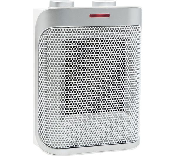 Spear Jackson 38355 Hot Cool Ceramic Fan Heater White Silver