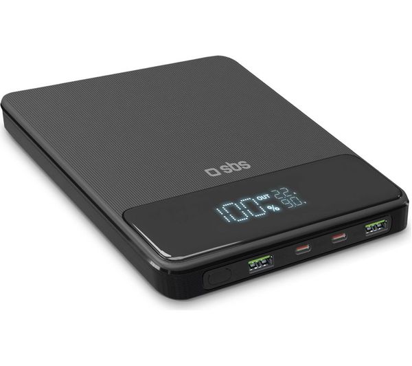 An image of SBS 20000 mAh Portable Power Bank - Black