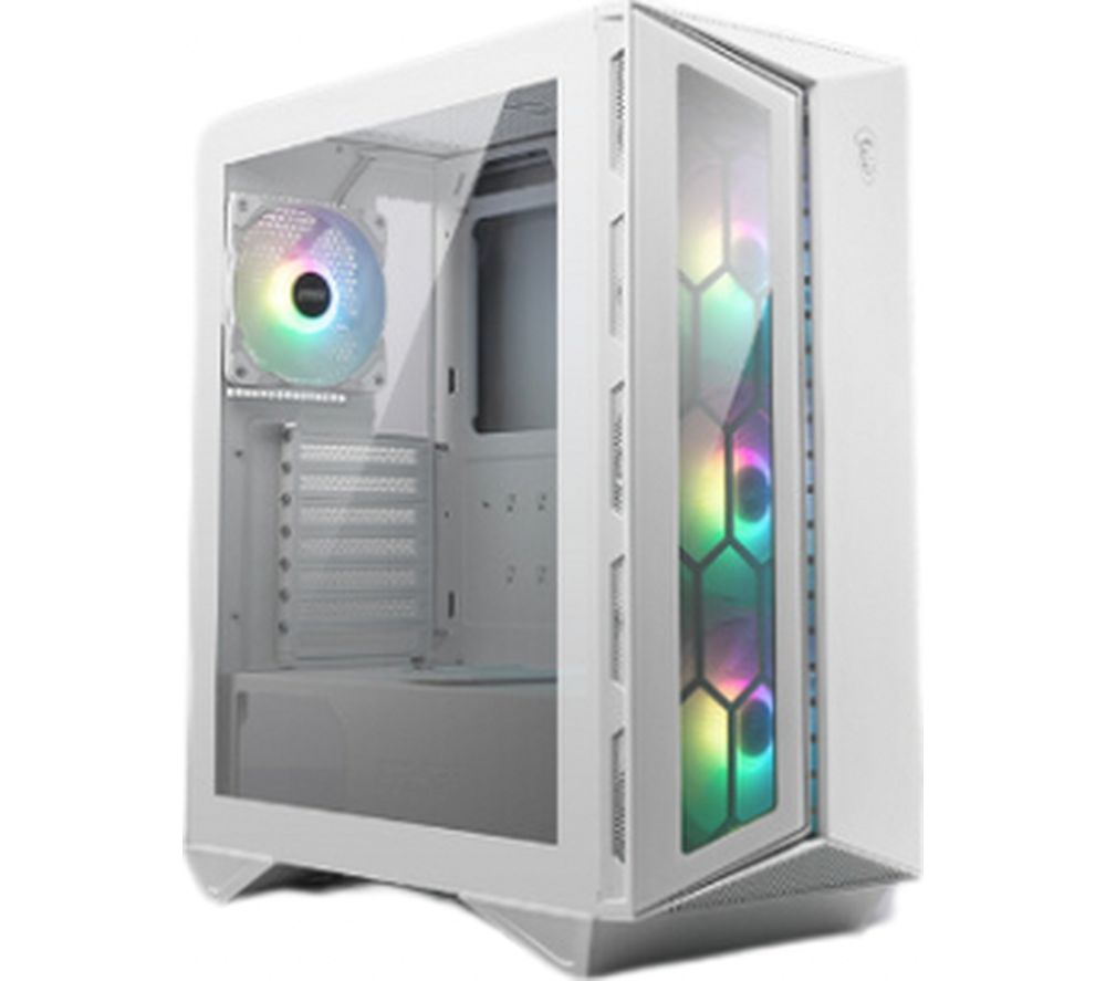 MPG GUNGNIR 110R ATX Mid-Tower PC Case - White