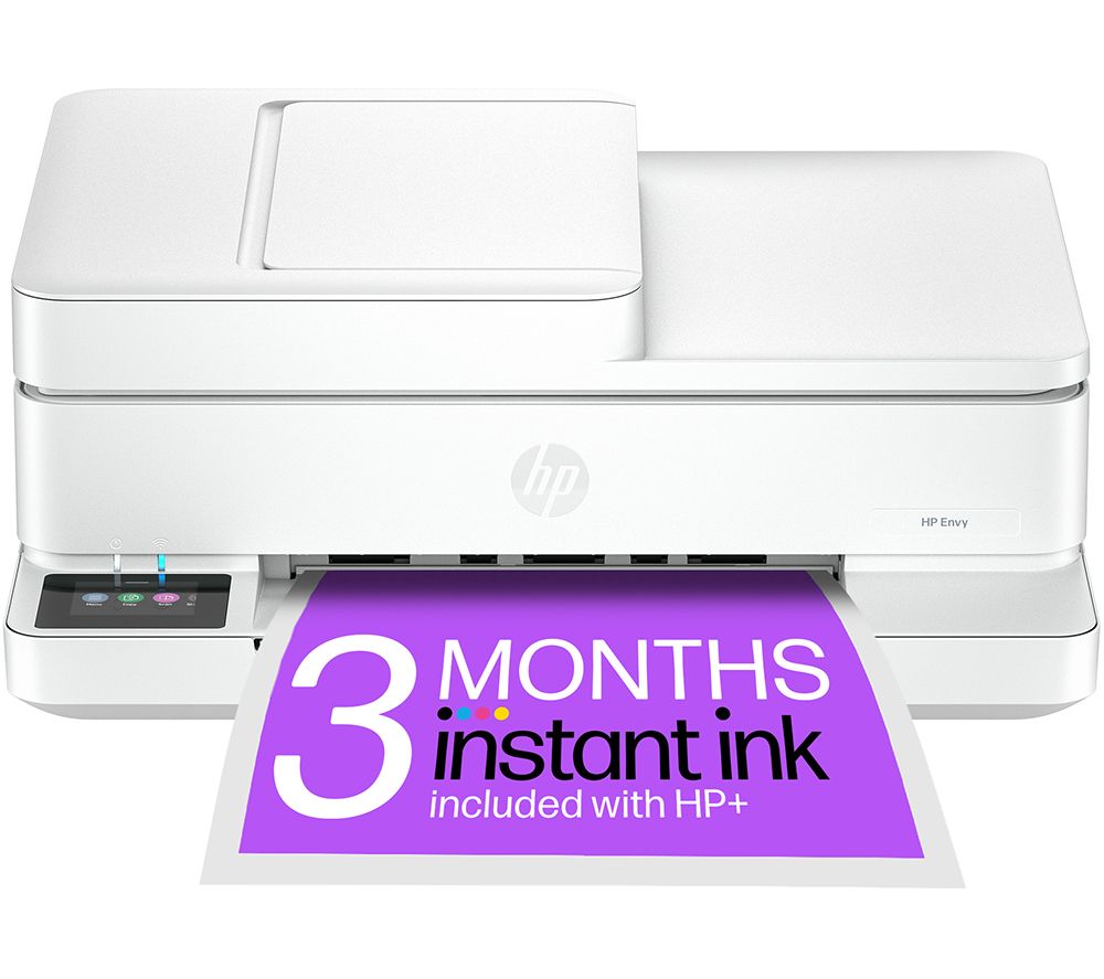 Envy 6530e All-in-One Inkjet Wireless Printer with Fax & 3 Months Instant Ink with HP+