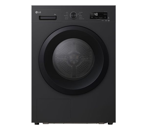 Lg X10 Series Thinq Rhx1009nnk 9 Kg Heat Pump Tumble Dryer Onyx Black