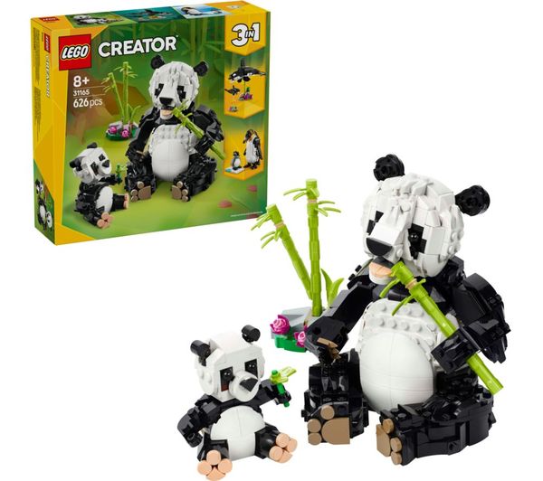Lego Creator 31165 3 In 1 Wild Animals Panda Family Set
