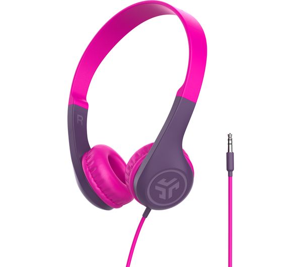 An image of JLAB JBuddies Pop Kids Headphones - Pink
