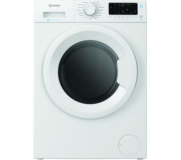 An image of INDESIT Steam Push&Go IDP 9646 UK 9 kg Washer Dryer - White
