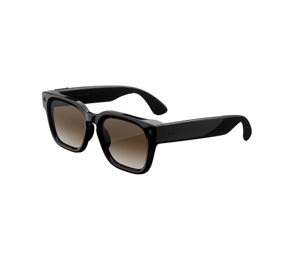 An image of META Fury Glasses - Classic Black, Brown Gradient Lenses