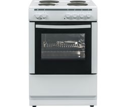 ESSENTIALS CFSE60W17 60 cm Electric Cooker - White