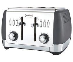 BREVILLE Strata VTT764 4-Slice Toaster - Grey