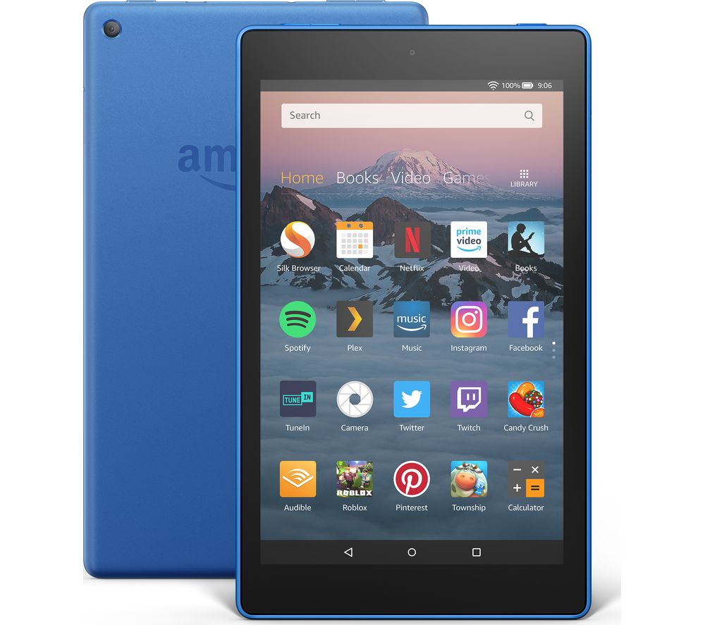 Buy Amazon Fire Hd 8 Tablet 2018 32 Gb Blue Free Delivery Currys