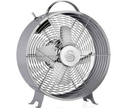 SWAN Retro SFA12630GRN Portable 8¿ Desk Fan - Grey