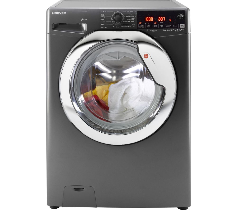 Hoover Dynamic DWOAD 610AHC8G WiFi-enabled 10 kg 1600 Spin Washing Machine - Graphite, Graphite