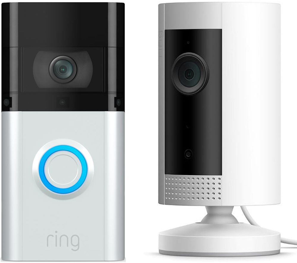 Buy RING Video Doorbell 3 Plus & Indoor Cam Full HD 1080p WiFi Security ...