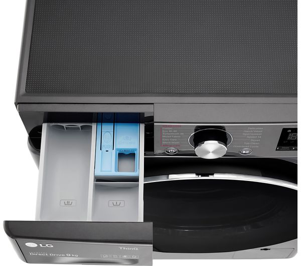 Buy LG TurboWash 360 with AI DD V10 F6V1009BTSE WiFienabled 9 kg 1600