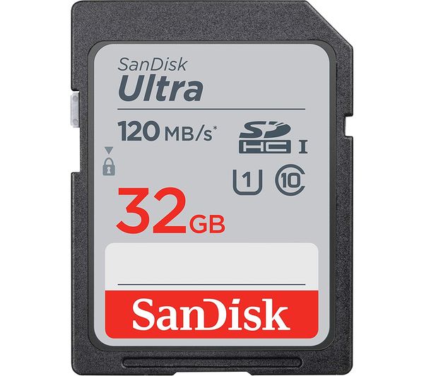 Image of SANDISK Ultra Class 10 SDXC Memory Card - 32 GB