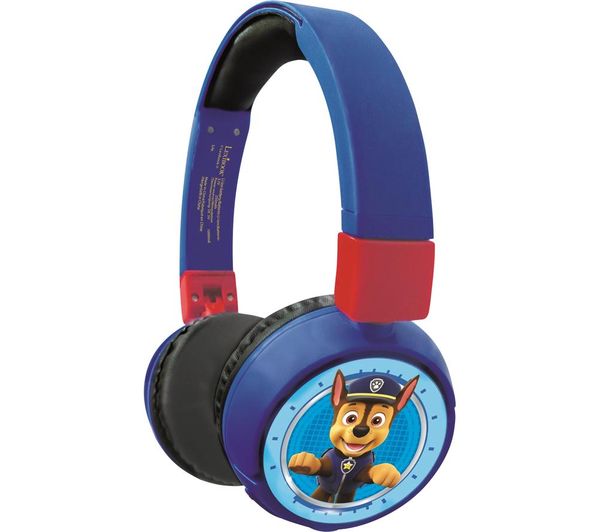 Lexibook Hpbt010pa Wireless Bluetooth Kids Headphones Paw Patrol