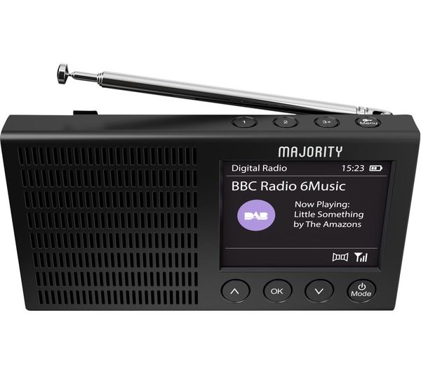 Buy MAJORITY EDDDABBLK Eddington Portable DAB+/FM Smart Bluetooth