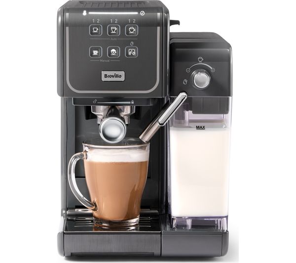 Breville One Touch Coffeehouse Ii Vcf146 Coffee Machine Grey