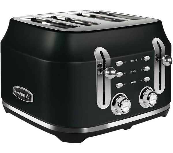 Rangemaster Rmcl4s201bk 4 Slice Toaster Black
