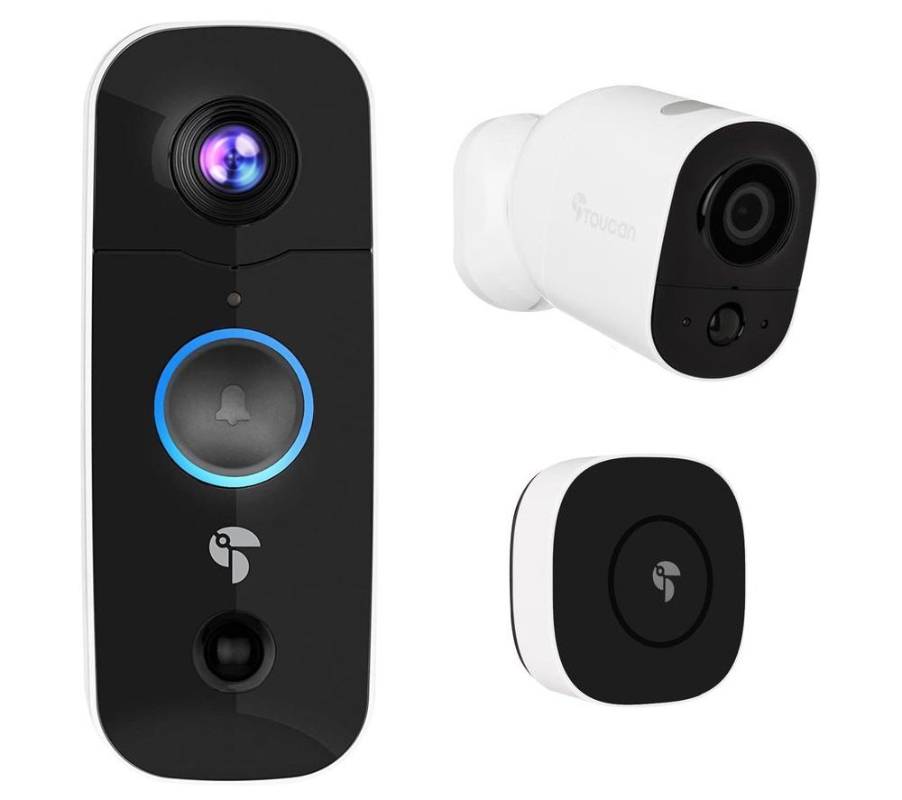 B200WOC Wireless Video Doorbell with Chime & Full HD 1080p WiFi Security Camera Bundle