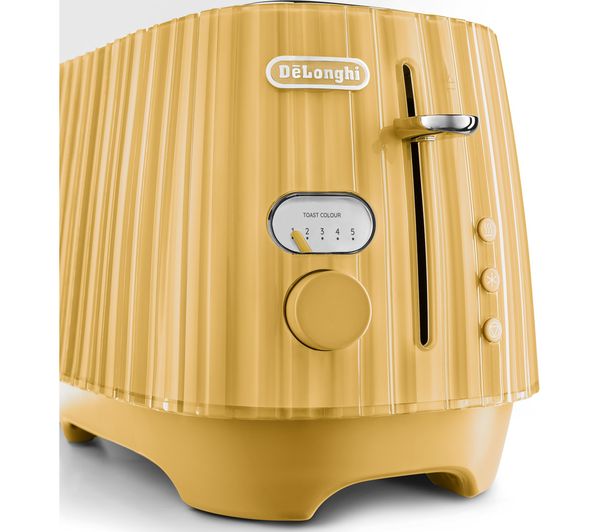 0230020031 DELONGHI Ballerina CTD2003.Y 2Slice Toaster Yellow