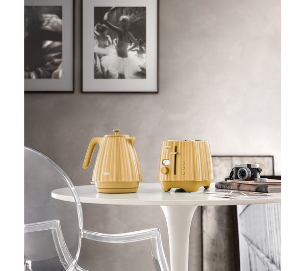 0230020031 DELONGHI Ballerina CTD2003.Y 2Slice Toaster Yellow