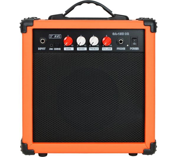 3rd Avenue 15 W Combo Guitar Practice Amplifier Orange