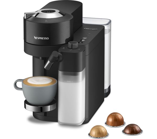 Nespresso By De’longhi Vertuo Lattissima Env300b Smart Coffee Machine Black