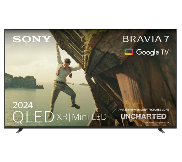SONY BRAVIA 7 55" Smart 4K Ultra HD HDR QLED Mini LED TV with Google TV & Assistant