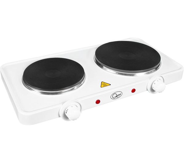 Quest 35250 Double Electric Hot Plate White