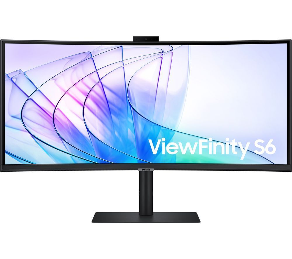 ViewFinity S6 LS34C652VAUXXU Wide Quad HD 34" Curved VA LCD Monitor - Black