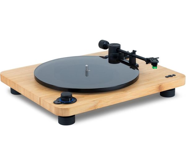 House Of Marley Stir It Up Lux Belt Drive Bluetooth Turntable Bamboo
