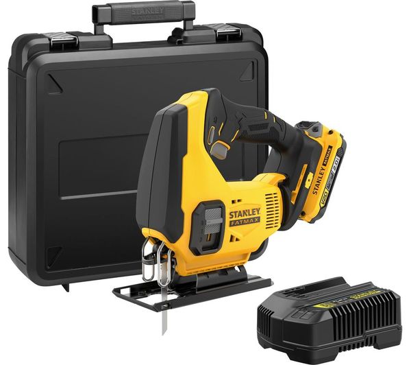 STANLEY Fatmax V20 SFMCS600 Cordless Jig Saw - Yellow & Black