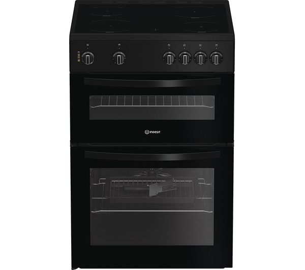 Indesit Ite6vmb 60 Cm Electric Ceramic Cooker Black