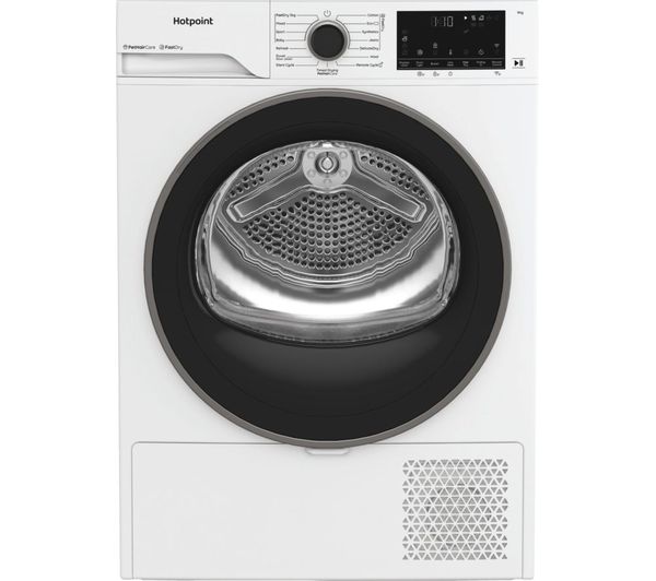 Hotpoint Fabriccare C Hd 84m Wbs Uk Wifi Enabled 8 Kg Heat Pump Tumble Dryer White