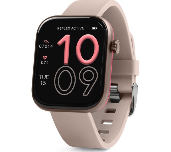 An image of REFLEX ACTIVE Series 40 Smart Watch - Mink, Silicone Strap