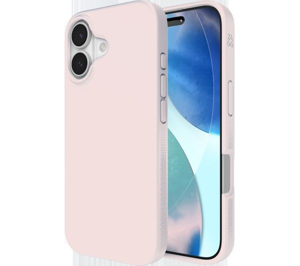 An image of ZAGG Manhattan Snap iPhone 17 Case - Pink Blush