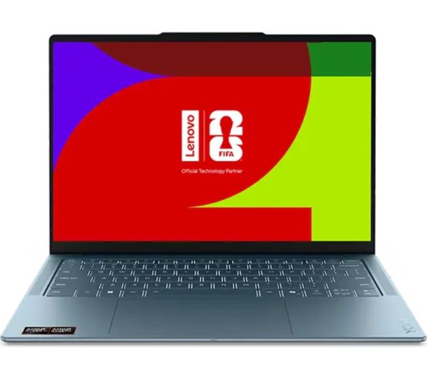 An image of LENOVO Yoga Slim 7 14" Refurbished Laptop - AMD Ryzen AI 5, 512 GB SSD, Tidal Teal (Excellent Condition)
