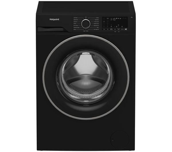 An image of HOTPOINT Anti Stain HB113 UK 11 kg 1400 Spin Washing Machine - Black